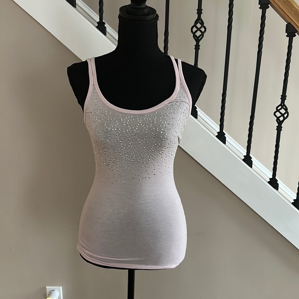 Armani Exchange with gemstones tank top